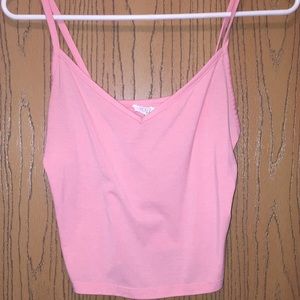 Forever 21, pink cropped tank top